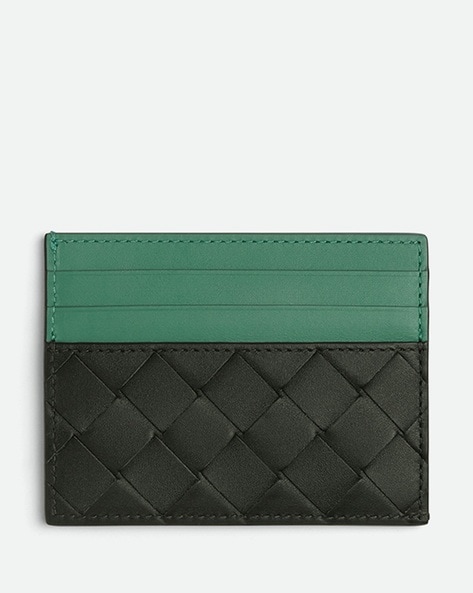 Bottega Veneta Intrecciato Leather Pouch - Women - Black Wallets and Cardholders