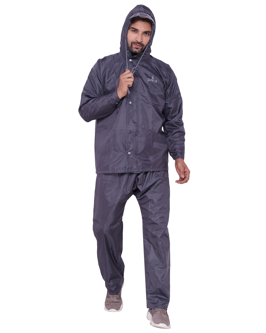 Buy Opener Grey Pro Rainwear and Windcheaters for Men by THE CLOWNFISH  Online
