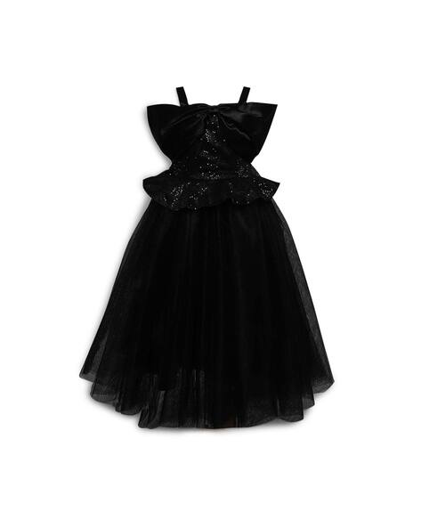 Embellished Empire Dress with Off Shoulder