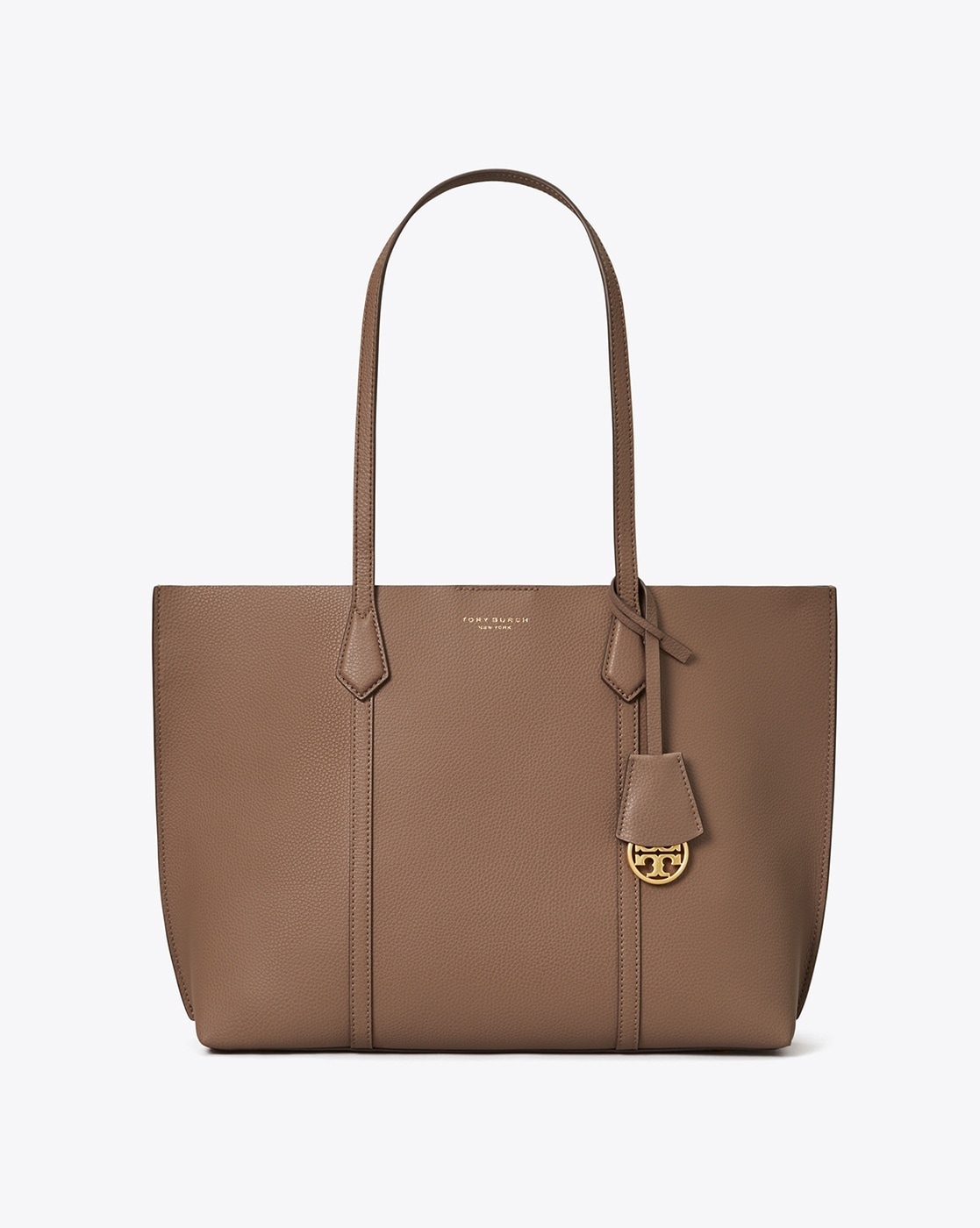 Tory Burch York BROWN Saffiano Leather Tote Bag (100