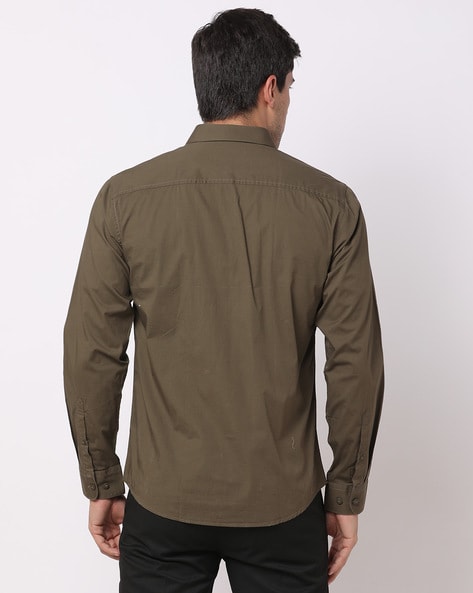 Buy Olive Green Shirts for Men by JOHN PLAYERS Online