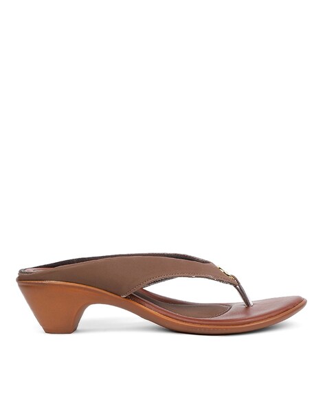 Buy Brown Heeled Sandals for Women by Bata Online Ajio