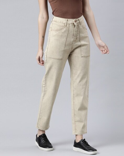 High waisted khaki outlet jeggings