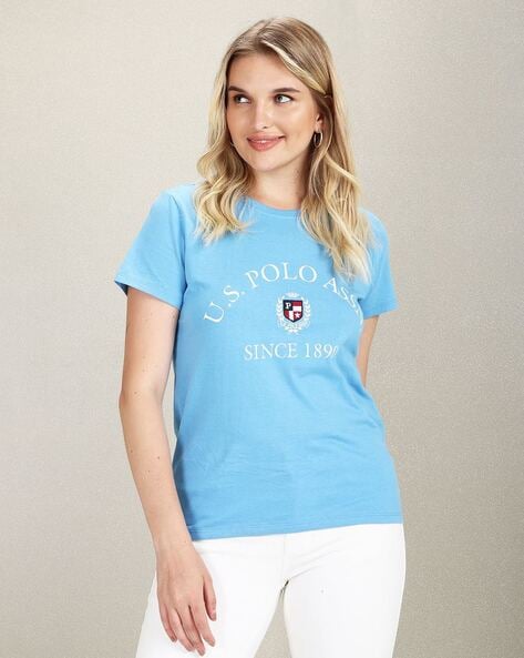 Womens polo crew neck t clearance shirt