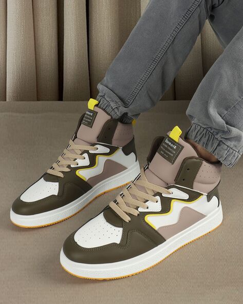 High top hotsell sneakers without laces