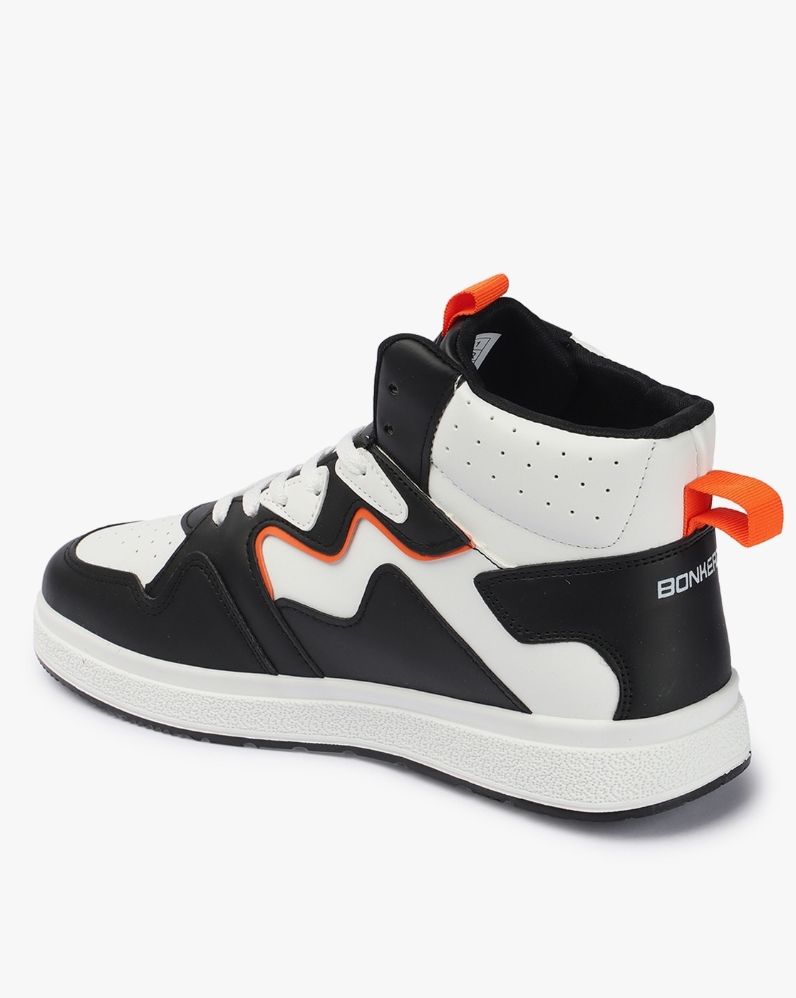 Nike orange high top sales sneakers