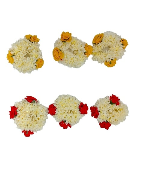 DIAN Pack of 6 Flower Hair Gajra