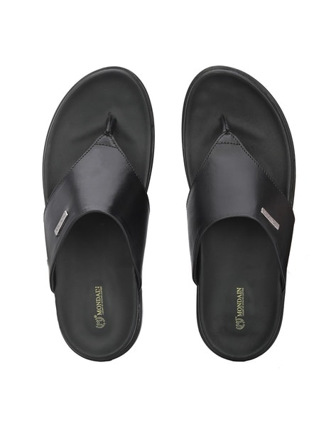 Buy Black Flip Flop & Slippers for Men by MONDAIN Online