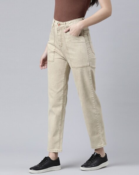 High waisted 2024 khaki jeggings