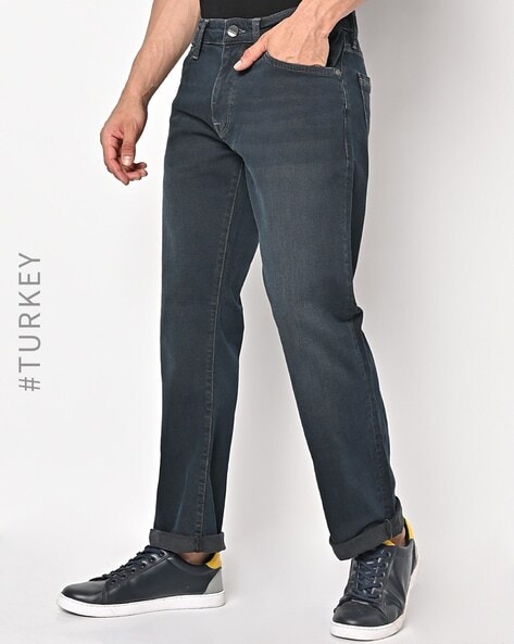 Mens Slim Straight Jeans - Slim Fit Jeans