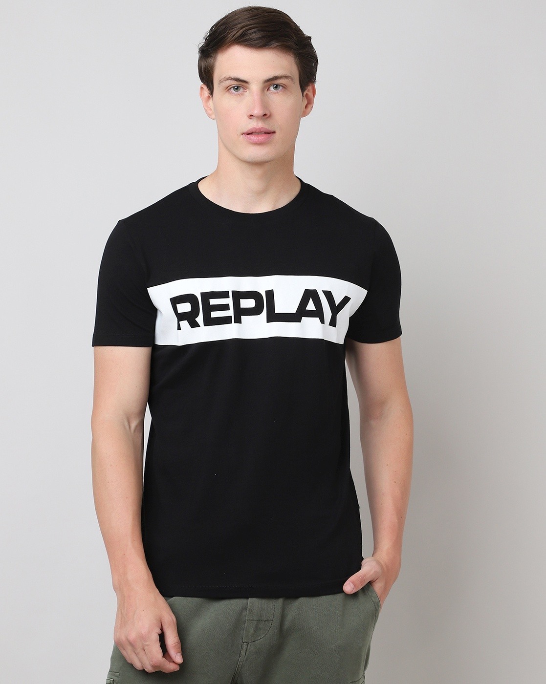 Buy Black Tshirts for Men by REPLAY Online