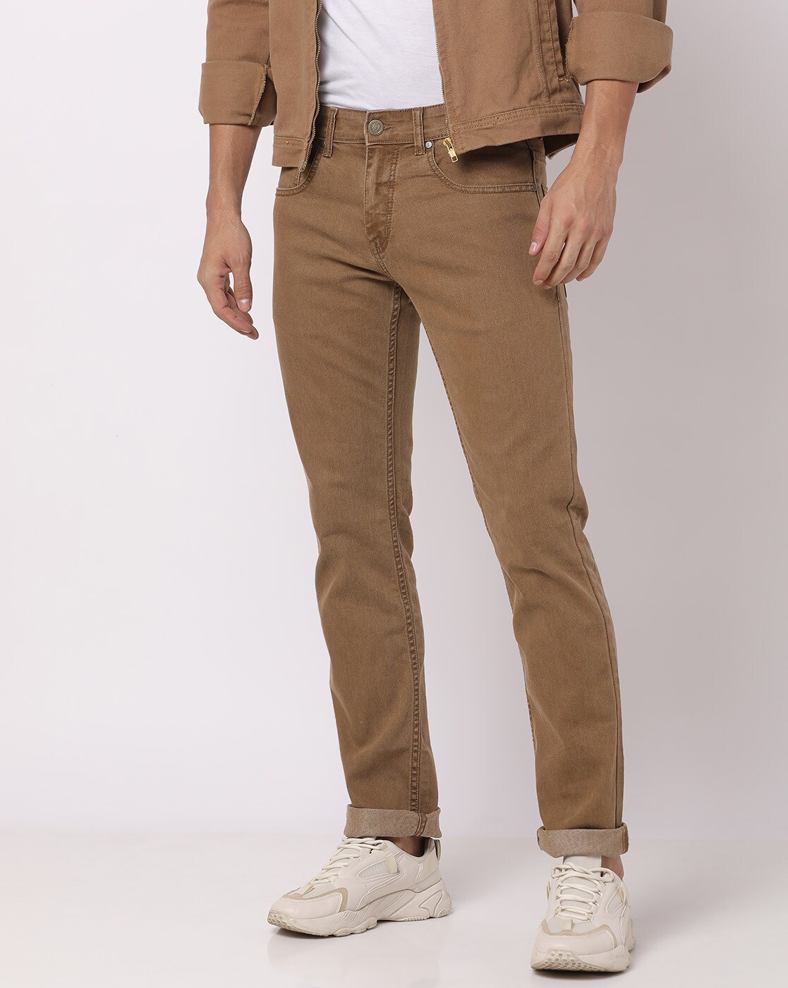 Buy Brown Jeans for Men by DJ & C Ajio.com