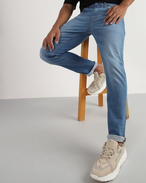 Lee Mid-Rise Slim Fit Jeans