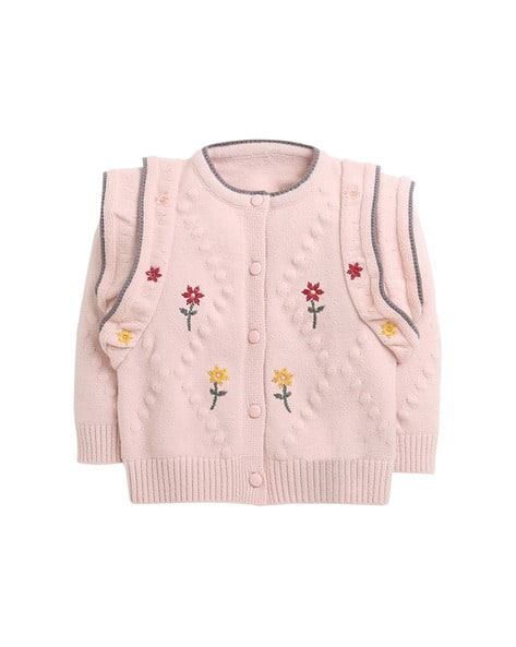 Hopscotch Baby Sweaters Buy Pink Sweaters Cardigans For Girls