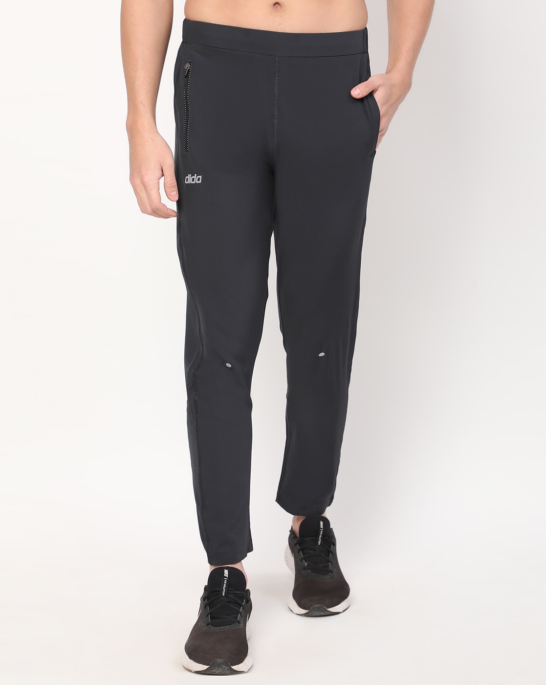 Buy Black & Blue Track Pants for Men by INDIWEAVES Online | Ajio.com