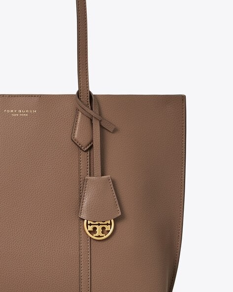 Tory Burch York BROWN Saffiano Leather Tote Bag (100