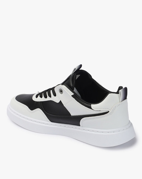 Buy Black & White Sneakers for Men by BONKERZ Online