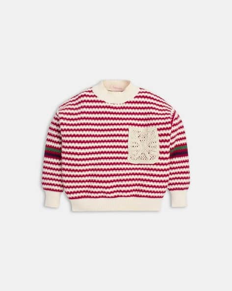 Graphic Print Sweater Dress