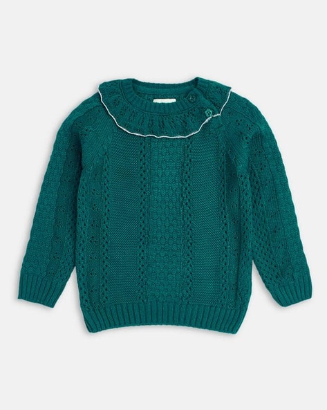 Round-Neck Sweater Dress