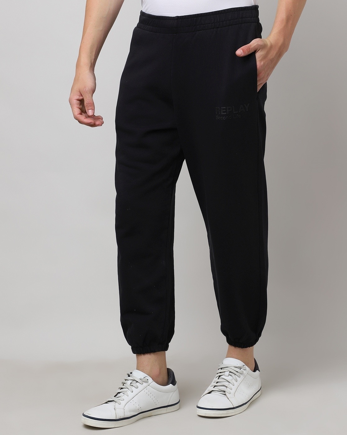 Buy Black Track Pants for Men by REPLAY Online