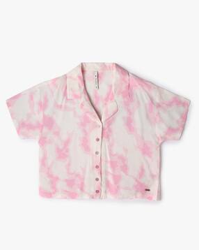 pepe jeans Nerio Print Crop Shirt-picture-18