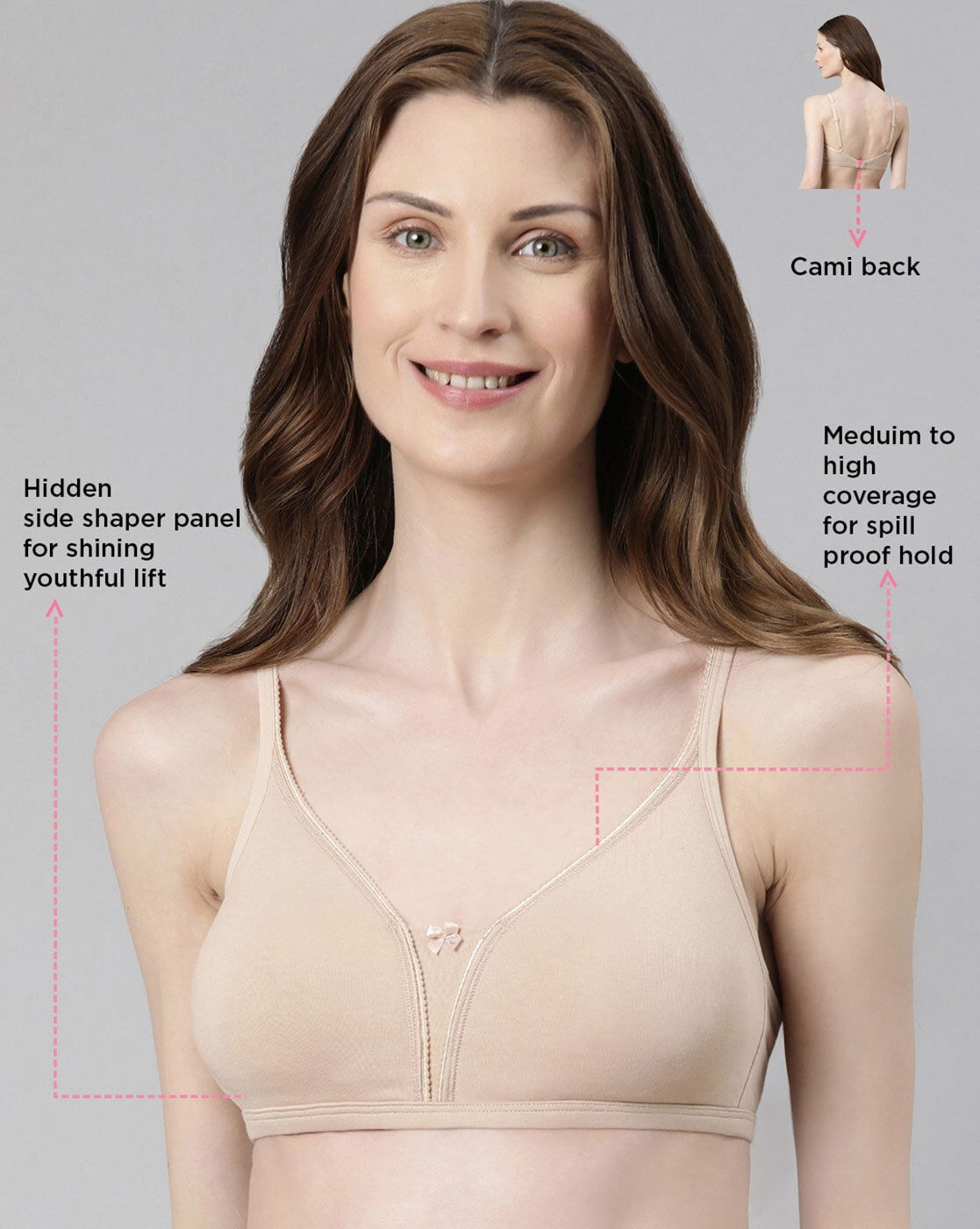 Buy Pale Skin Bras for Women by ENAMOR Online