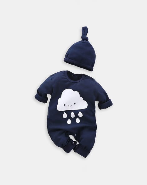 Buy Blue Rompers Onesies for Infants by Hopscotch Online