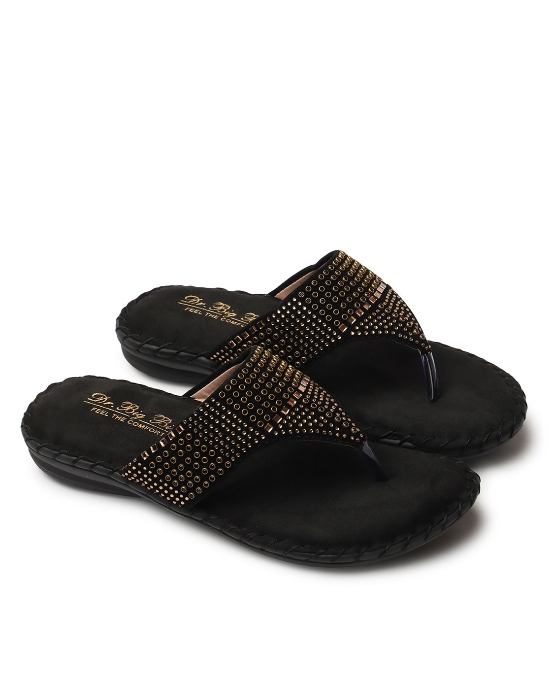 Buy Black Flip Flop & Slippers for Women by AJIO Online | Ajio.com