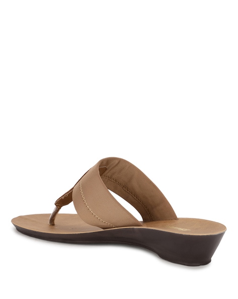 T strap Sandals with PU upper