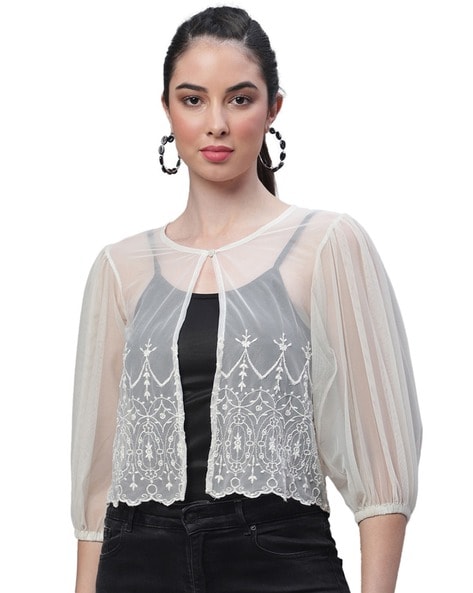 ONLY White Printed Long Shrug (White) in Mumbai at best price by BEST  Seller Retail India Pvt Ltd - Justdial