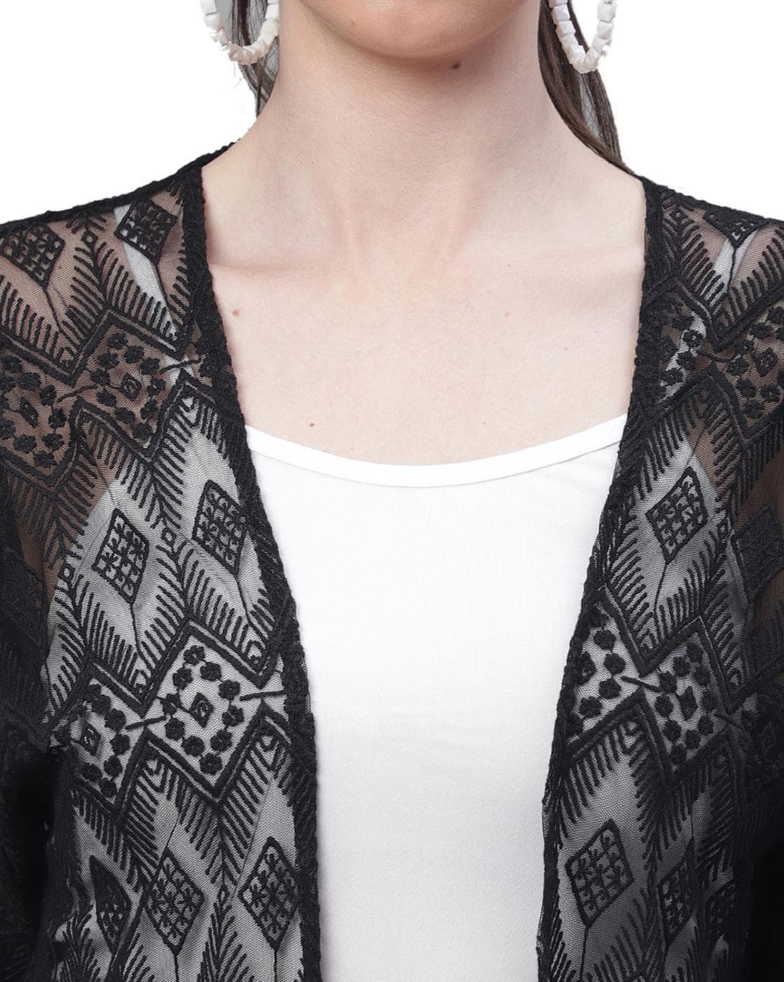 Buy Black Jackets & Shrugs for Women by AZIRA Online | Ajio.com