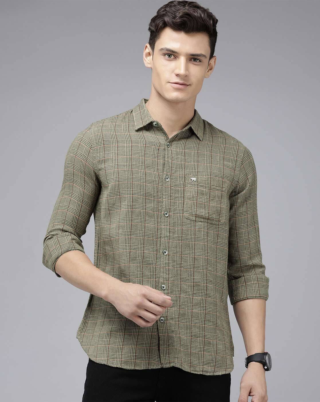 Buy Brown Shirts for Men by THE BEAR HOUSE Online