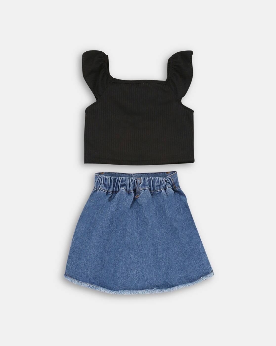Buy Black & blue Sets for Girls by HOPSCOTCH Online | Ajio.com