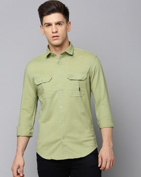 Classic Shirt with Flap Pockets