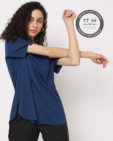 Fastdry Round-Neck T-Shirt with Logo