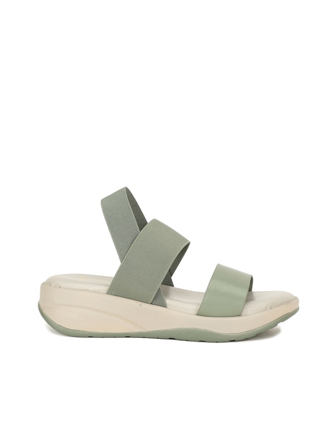 Buy Green Heeled Sandals for Women by Bata Online Ajio