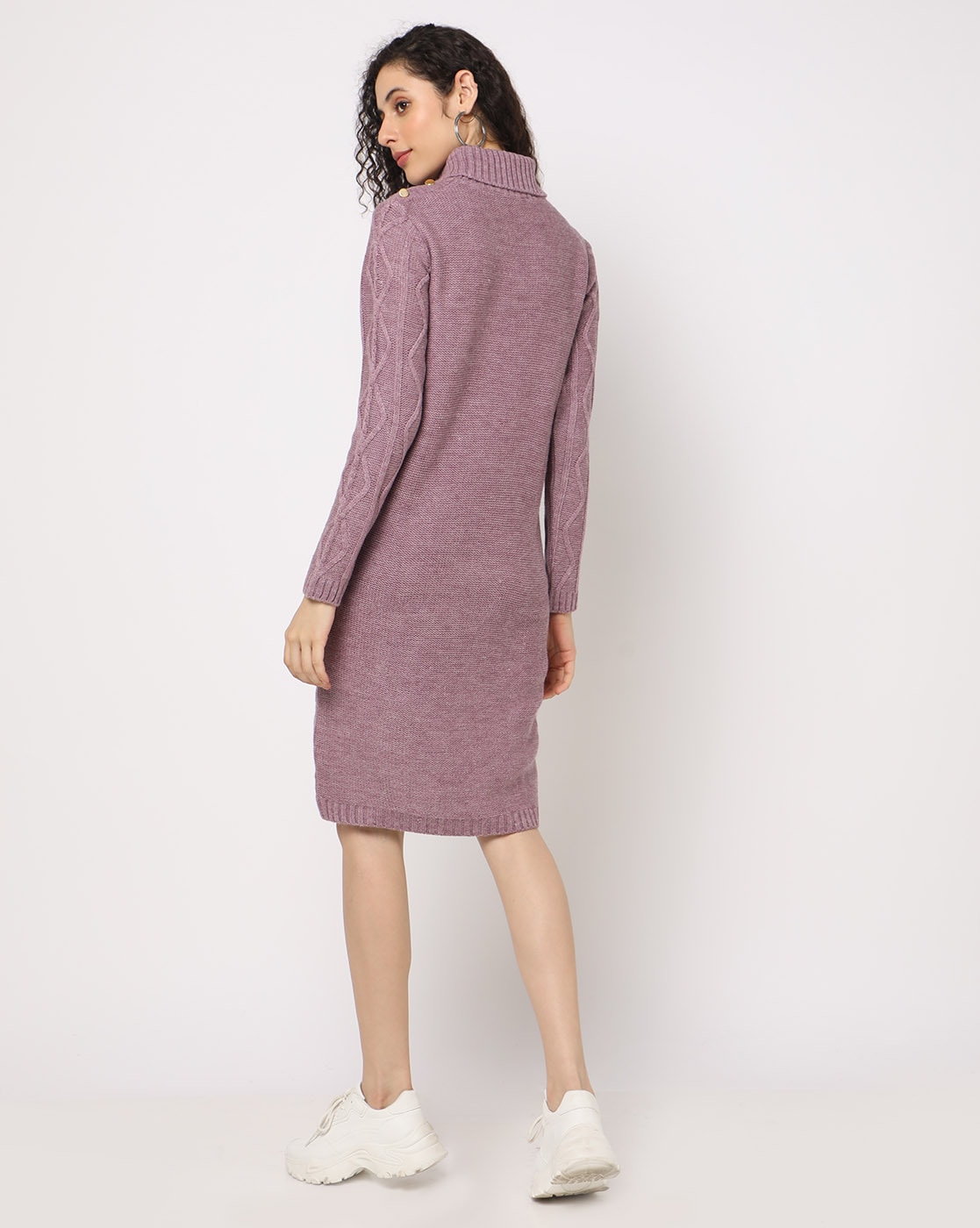 Wine Red Sweater Dress - Sweater Midi Dress - Bodycon Dress - Lulus