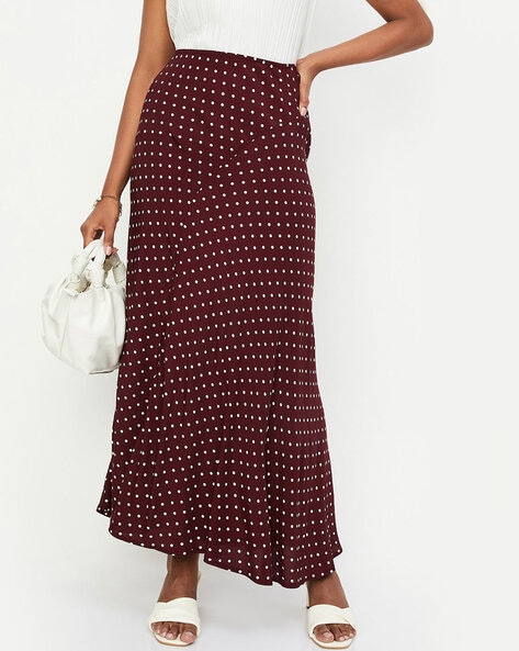 Polka dot skirt online sale india