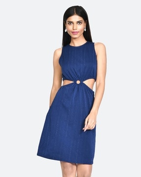 Bcbg strappy hotsell cutout sheath dress