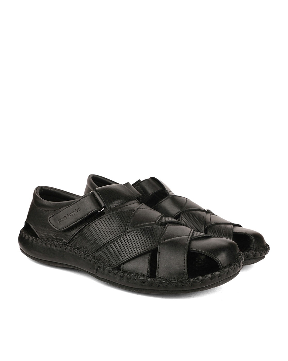 Hush puppies black on sale sandals