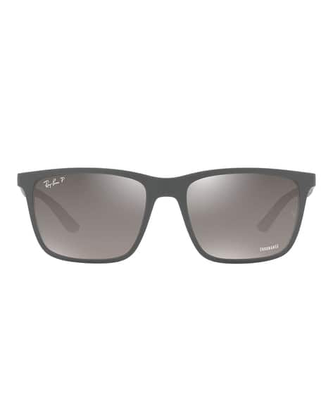 Buy Ray-Ban Men Polarised Rectangular Sunglasses-0RB4385 Brown