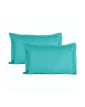 pack of 2 striped rectangular pillow cover