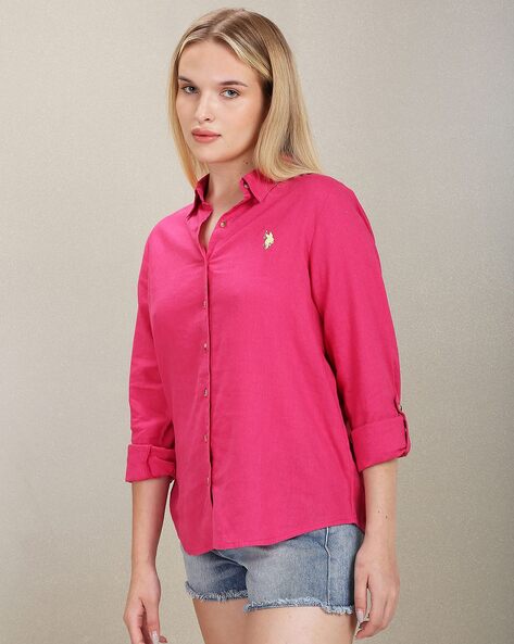 U s polo shirts hotsell for women