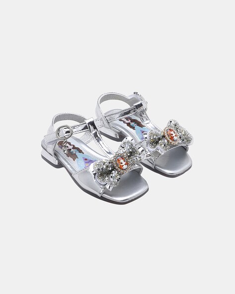 Cutie-7 Baby Flats - Silver - GLITTER FASHION