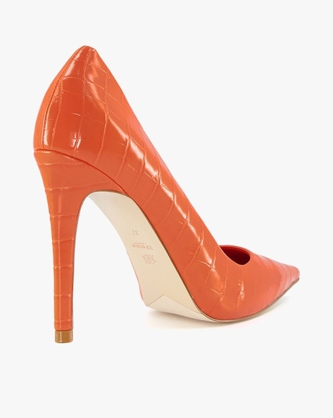 Orange hotsell patent shoes