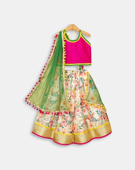 Embellished Lehenga Choli with Dupatta