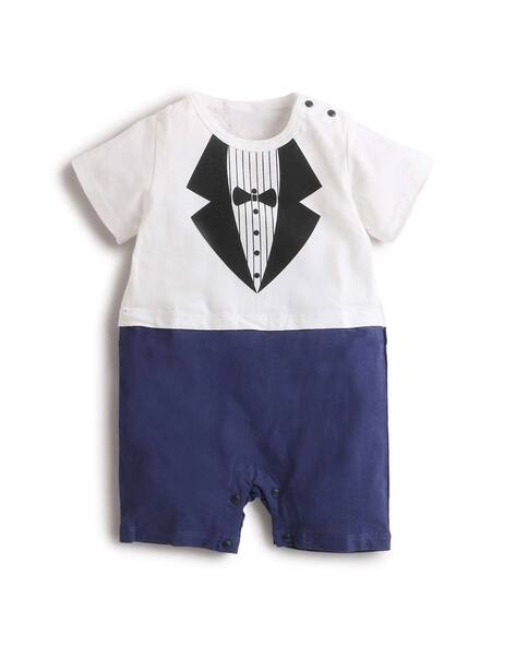 Buy White Rompers Onesies for Infants by HOPSCOTCH Online