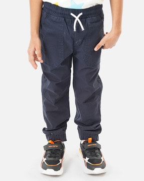 EACHIN Boys Pants Boys Pants Solid Cargo Pants Teenage Boy Multi