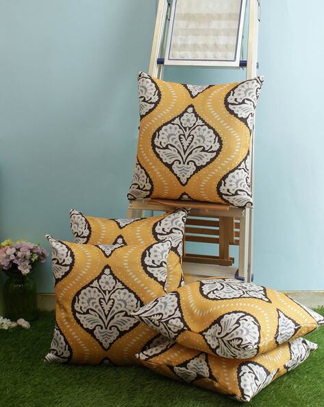 Blue and clearance yellow cushion covers