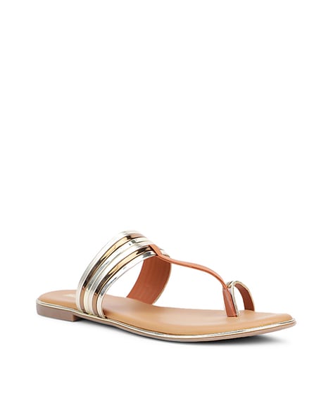 Buy Brown Flat Sandals for Women by Bata Online Ajio